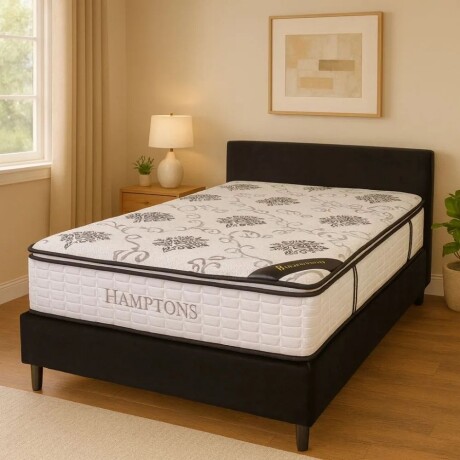 Sommier Queen Hamptons Hybrid Bronze Negro
