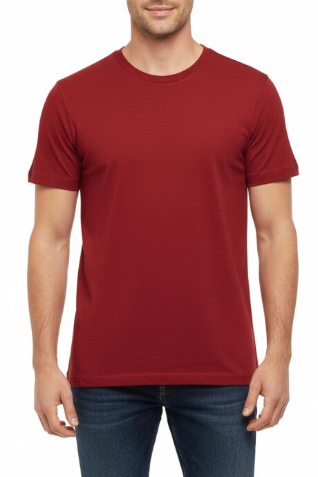 Remera Básica Bordó