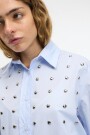 CAMISA TACHAS Celeste