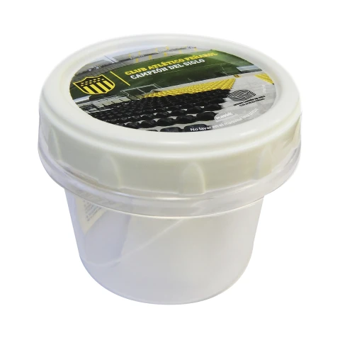 Pote Peñarol 300 ml con Tapa Rosca U