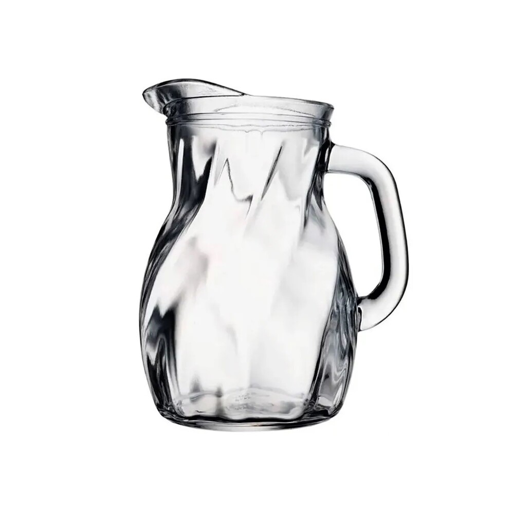 Jarra de Vidrio Twist Transparente 1 Litro con Asa JARRA TWIST 1 L