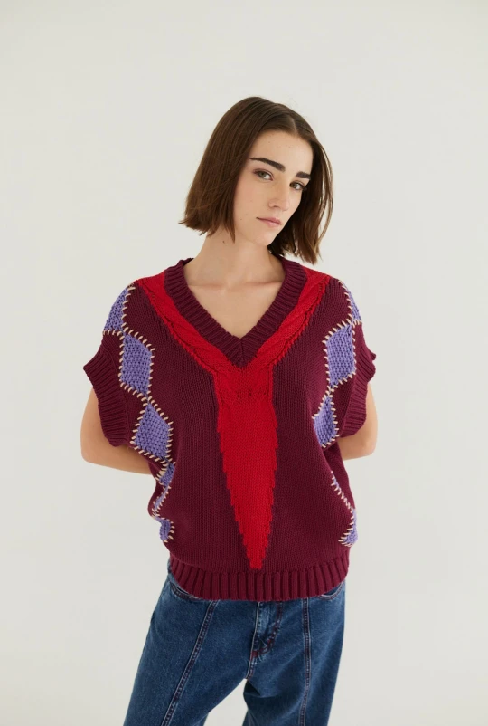 Chaleco Chez Morado