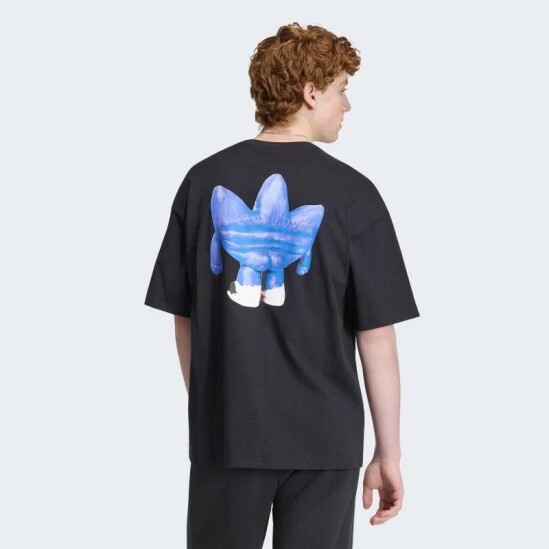 Remera Adidas Clay Trefoil Negro