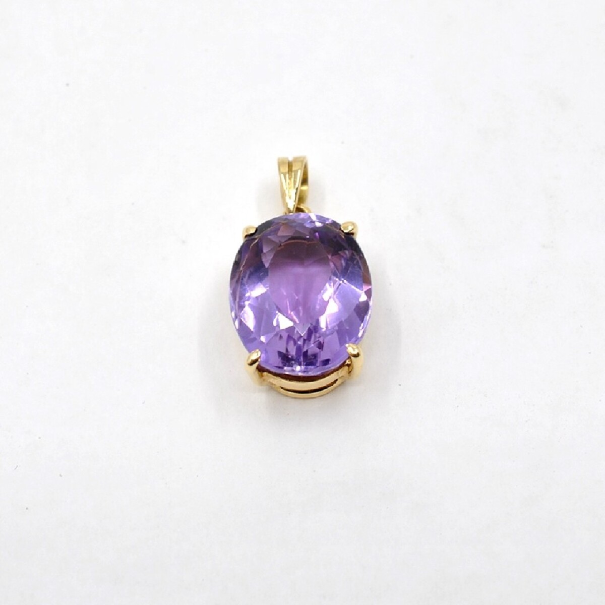 Dije En Oro 18K Y Amatista Sellado H.Stern 