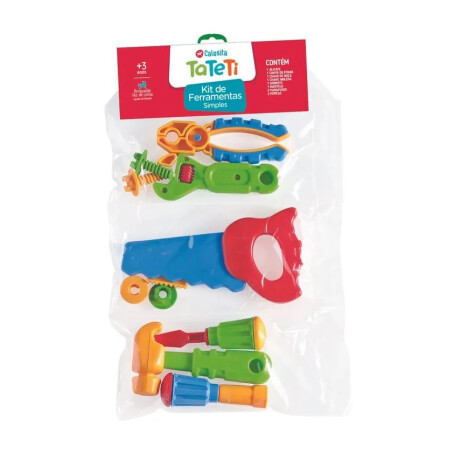 Kit de herramientas simple - Bolsa de PVC Calesita Kit de herramientas simple - Bolsa de PVC Calesita