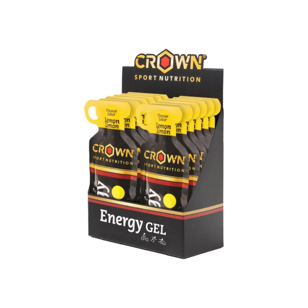 Crown Sport Nutrition Energy Gel Caja 12 Unidades | Gel Energético Limón Crown Sport Nutrition Energy Gel Caja 12 Unidades | Gel Energético Limón
