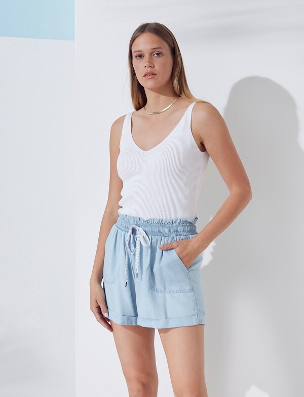 Short Dobladillo JEAN