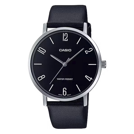 Reloj CASIO MTPVT01L-1B2UDF en Cuero Negro Esfera 46mm 0
