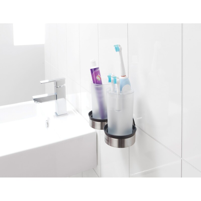 Vaso y soporte para cepillos de dientes - Brabantia Vaso y soporte para cepillos de dientes - Brabantia