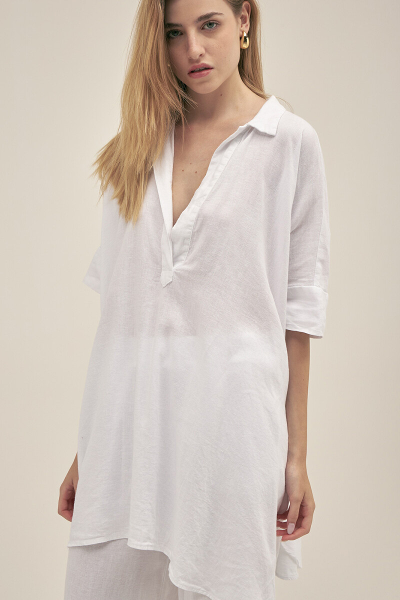 ABBY TUNIC White