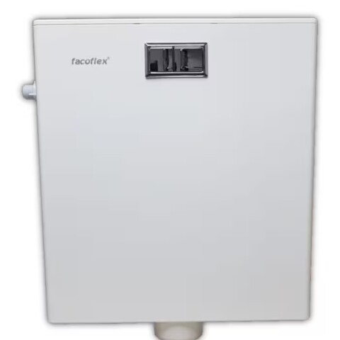 Cisterna doble descarga Facoflex blanca botón frontal Cisterna Doble Descarga Facoflex Blanca Botón Frontal