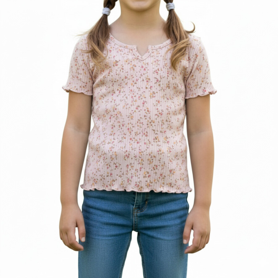 MICOMIC T-SHIRT PRINT FLOWER