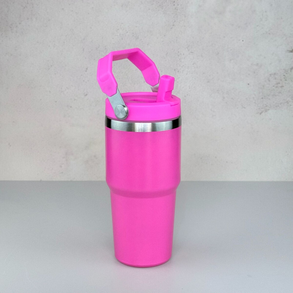 Vaso Térmico de Acero Inoxidable con Asa 600ML | Pink 