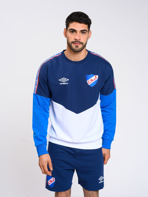 BUZO RIBBON Nacional Hombre Blanco, Azul Marino, Azul Royal