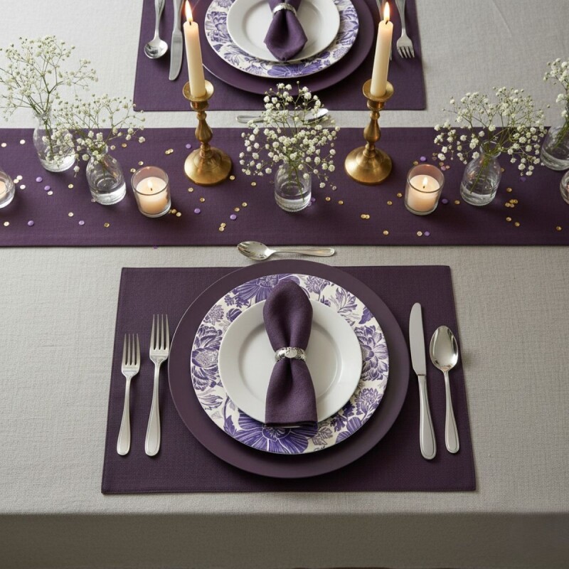 BAJO PLATO PLAST ESTAMP AZUL 33CM Unica