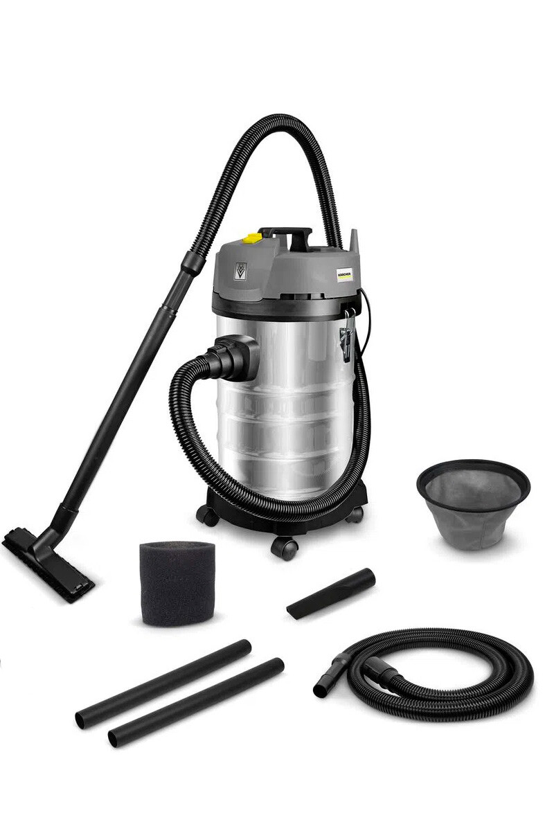 Aspiradora Sin Bolsa Agua Polvo Sopladora 1400w Karcher Profesional NT30 Aspiradora Sin Bolsa Agua Polvo Sopladora 1400w Karcher Profesional NT30
