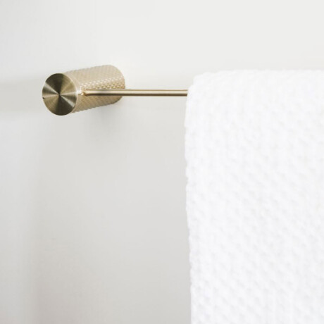 TOALLERO RECTO METAL SIGNATURE DORADO BRUSHED GOLD 60CM DORADO-BRUSHED GOLD