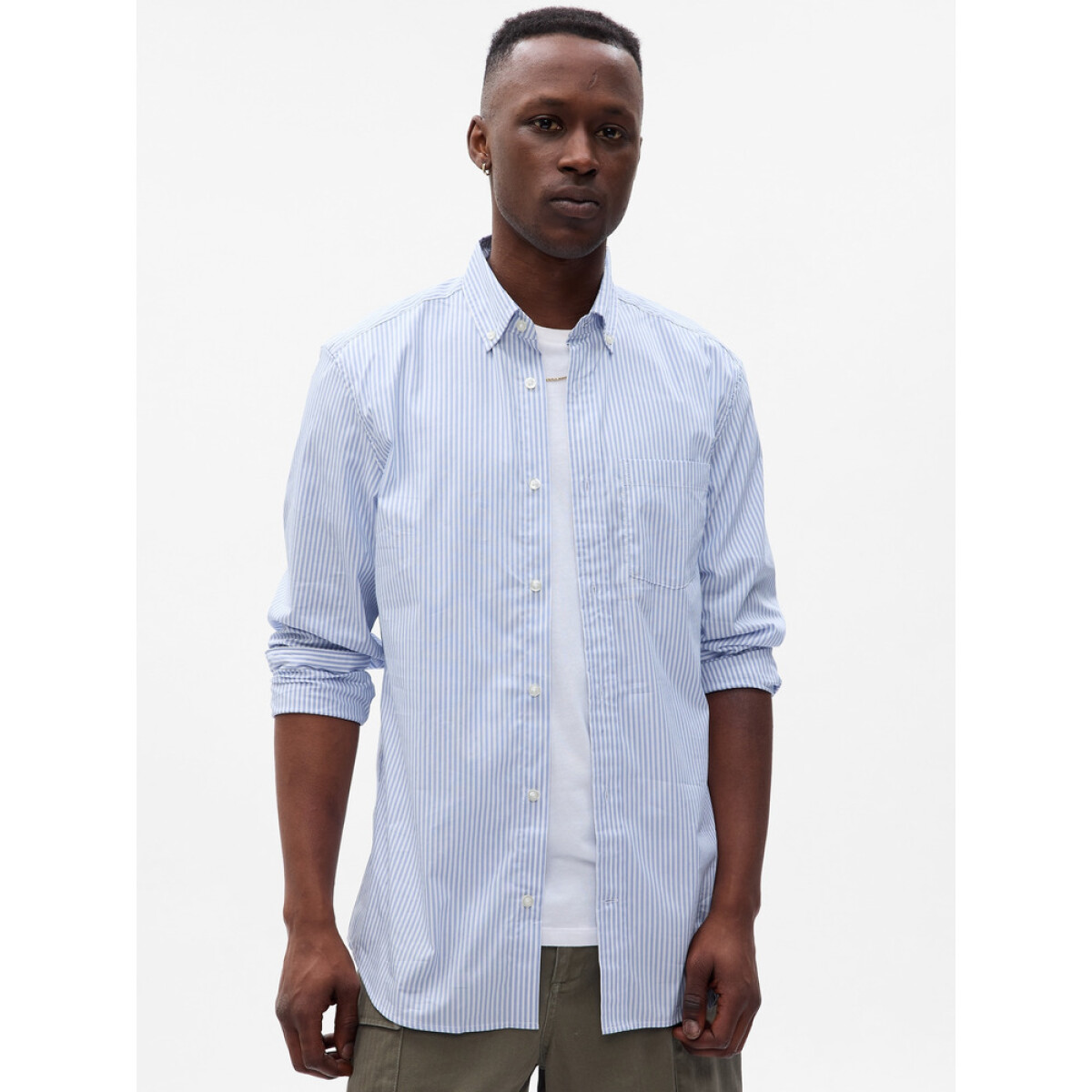 FA/HOL23 LS ECO COOL MAX POP BAS STANDARD - BLUE STRIPE 