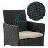 SET LIVING EXTERIOR RATTAN SINTETICO Y ACERO NEGRO SET LIVING EXTERIOR RATTAN SINTETICO Y ACERO NEGRO