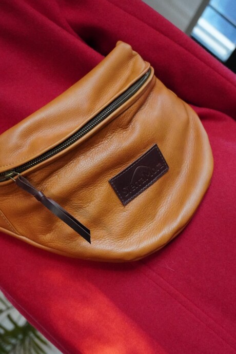 Leather Fanny Pack Camel