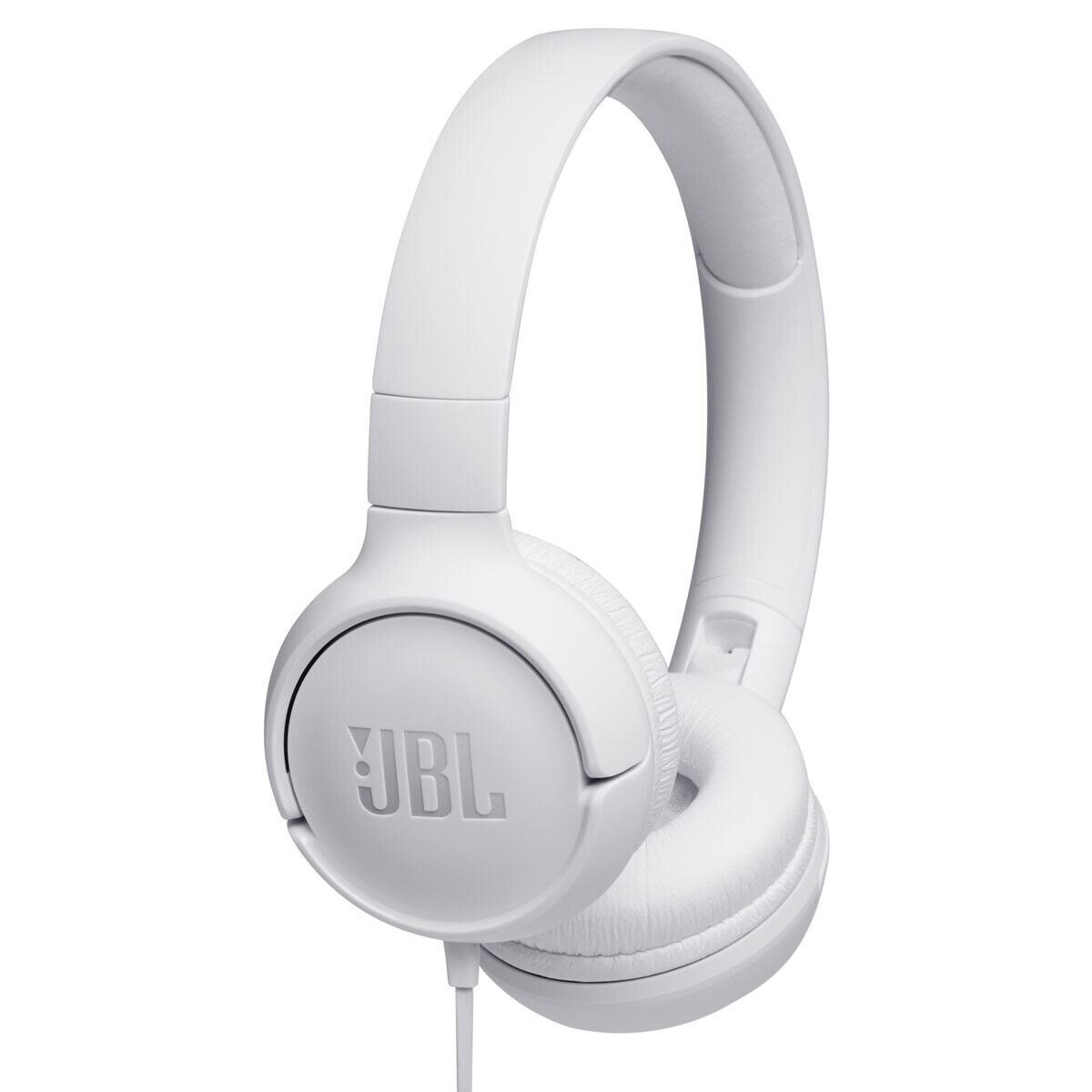 Auriculares JBL Tune 500 Pure Bass Cable Plano Jack 3.5mm - Color Variante Blanco 