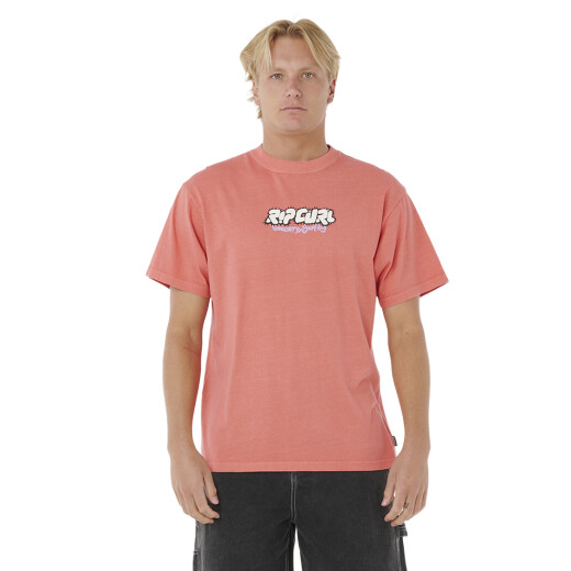 Remera Rip Curl Raw Energy Bubble Tee - Rosa Remera Rip Curl Raw Energy Bubble Tee - Rosa
