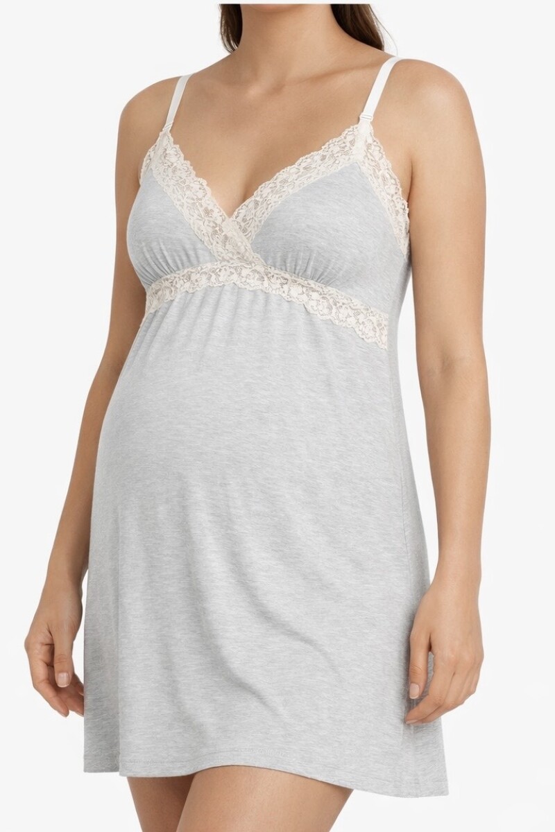 Camisón Avelina [CB11] Gris Melange