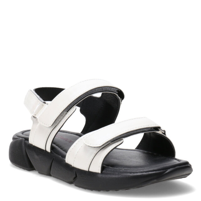 Sandalias de Niña MINI Miss Carol SEMIC con dos velcros Blanco