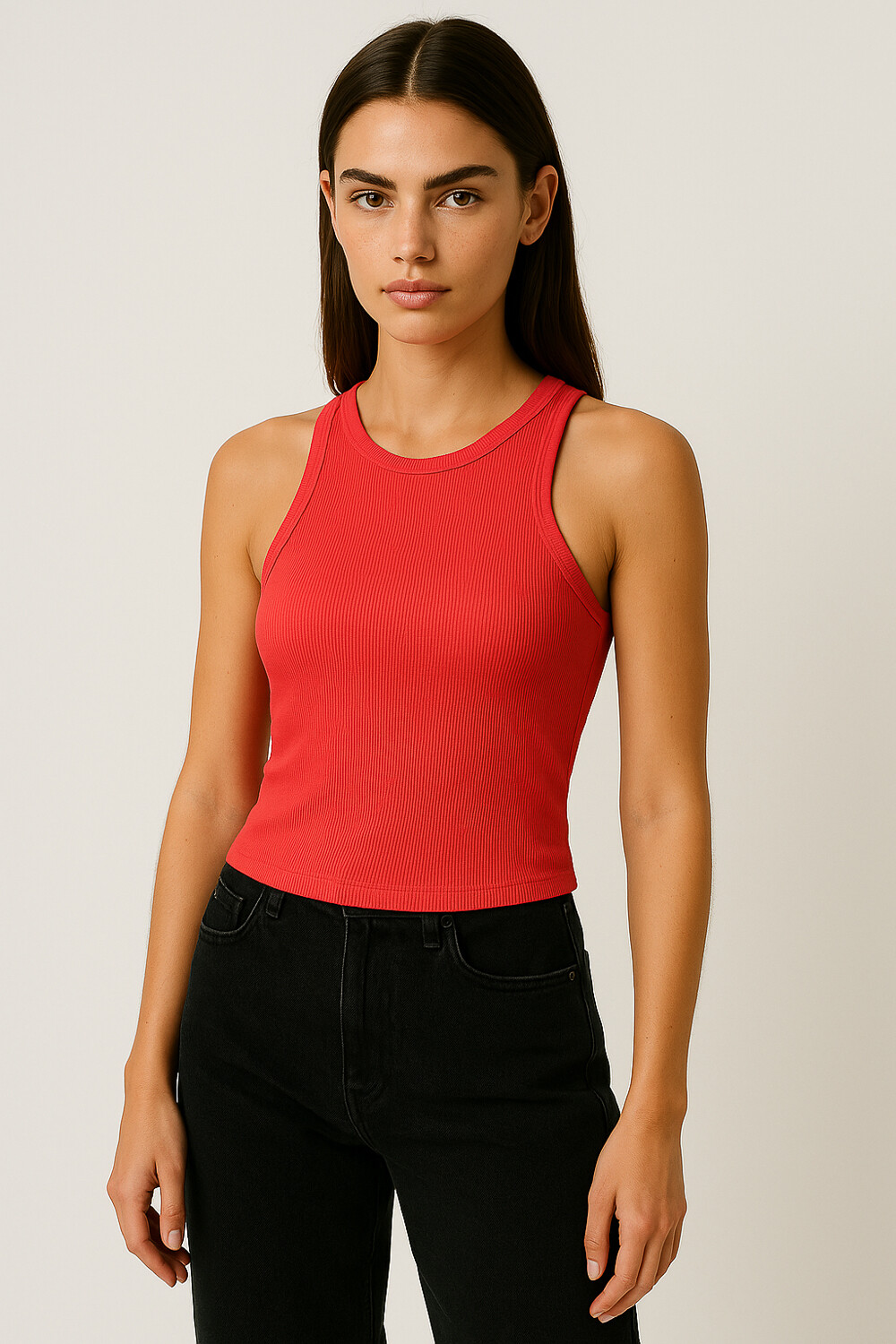 Musculosa Etherem Rojo Coral