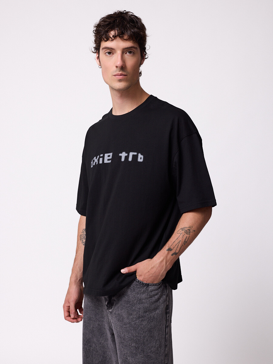 T-SHIRT ISCLA DIXIE Negro