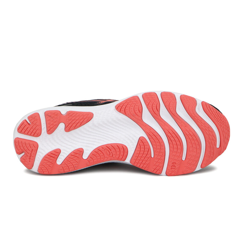 Championes Asics Gel-Cumulus 24 Mujer Negro-Salmon