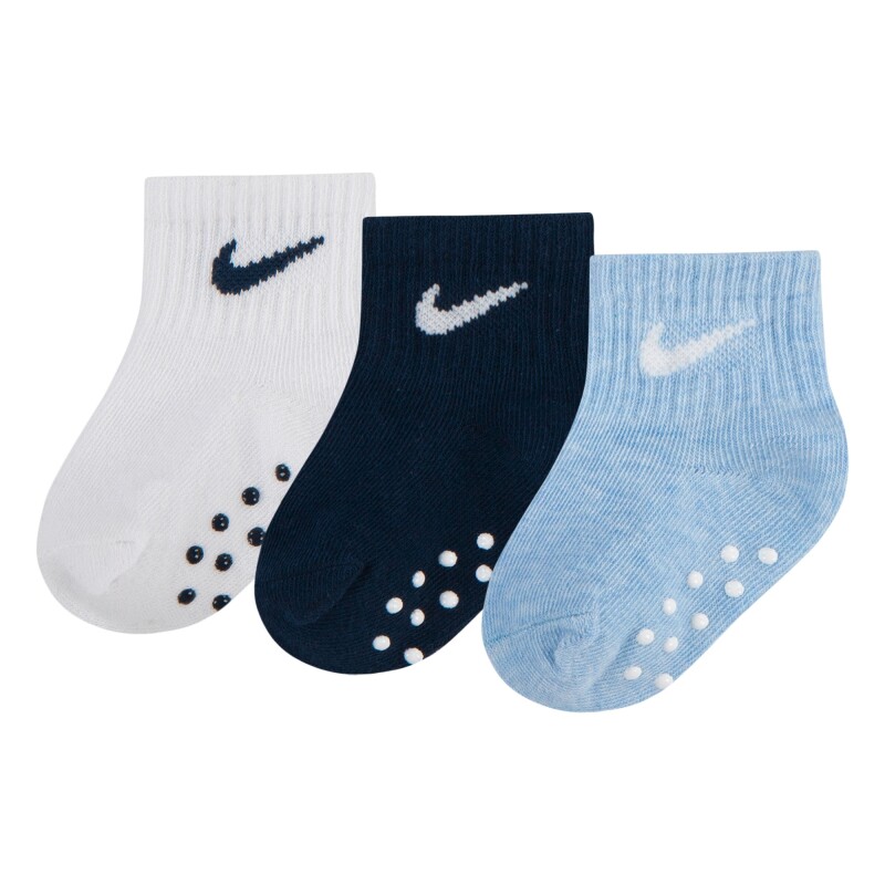 Medias Nike Quarter 3-Pack de Niños Multicolor
