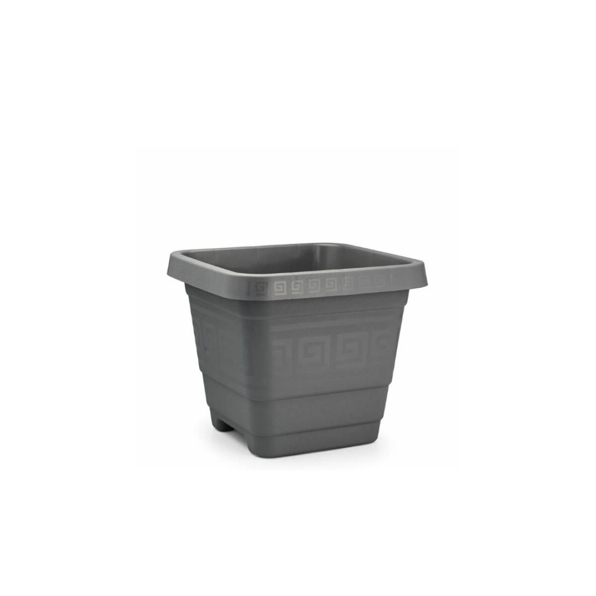 MACETA CUADRADA 2,1LTS GRIS REF 0466 - GRIS 