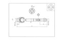 Mate Nissan D23 - Frontier - Np300 18-25 Der/Izq Mate Nissan D23 - Frontier - Np300 18-25 Der/Izq