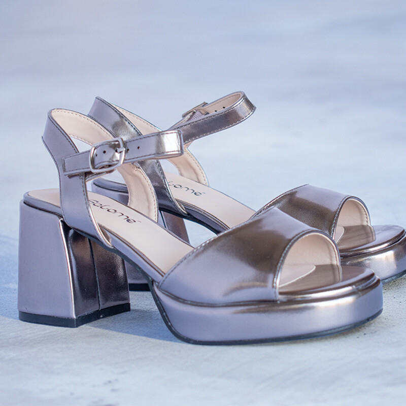 Sandalia de Dama Salome PEWTER