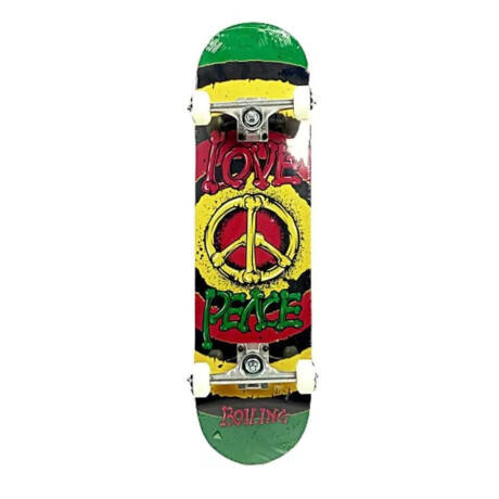 Skate armado Boiling Diseño Love and Peace