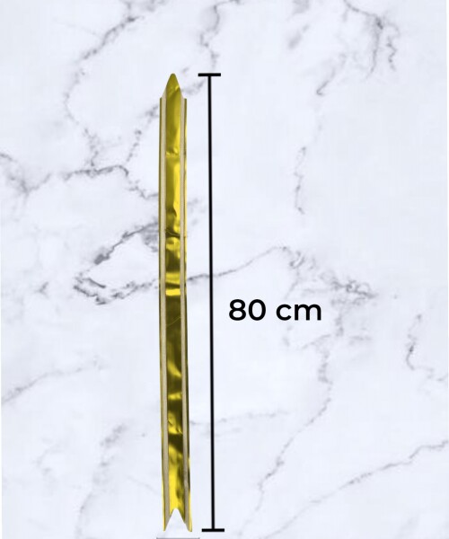 Moño magico grande 5,5 cm x 70 cm ORO