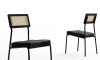 Juego de comedor - Lux Atria Cuadrada Negro