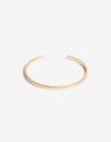 Pulseras Rígidas Strass Pulsera Rígida Con Cubic - Dorado