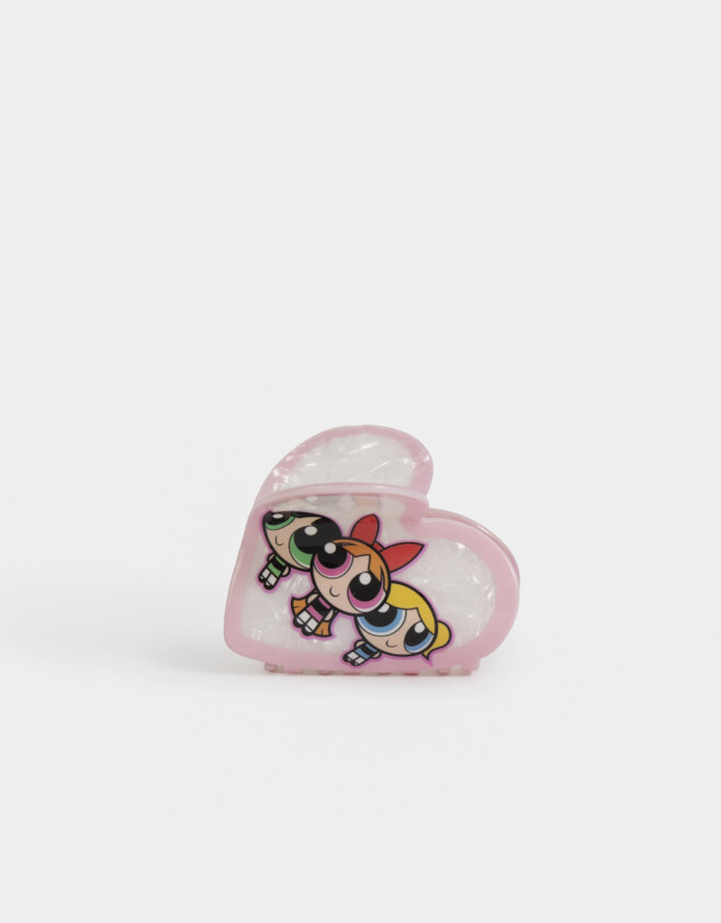 Hebillas Infantiles Broche Nacarado "chicas Superpoderosas" - Combinacion Multicolor