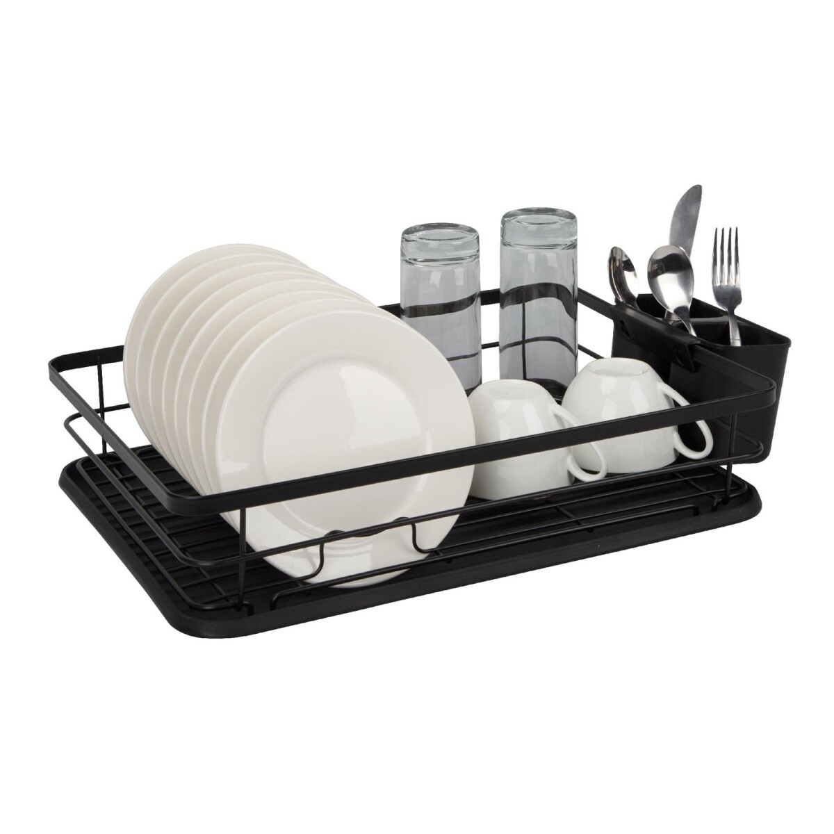 ESCURRIDOR 1 PISO - ACERO-ESMALTADO NEGRO 