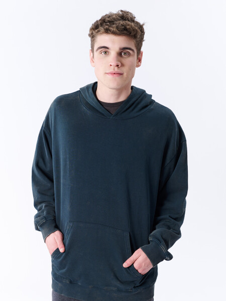 Canguro deportivo oversize Verde Petróleo