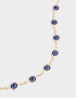 Collares Cortos Ear Cuff Corto Con Ojos - Dorado