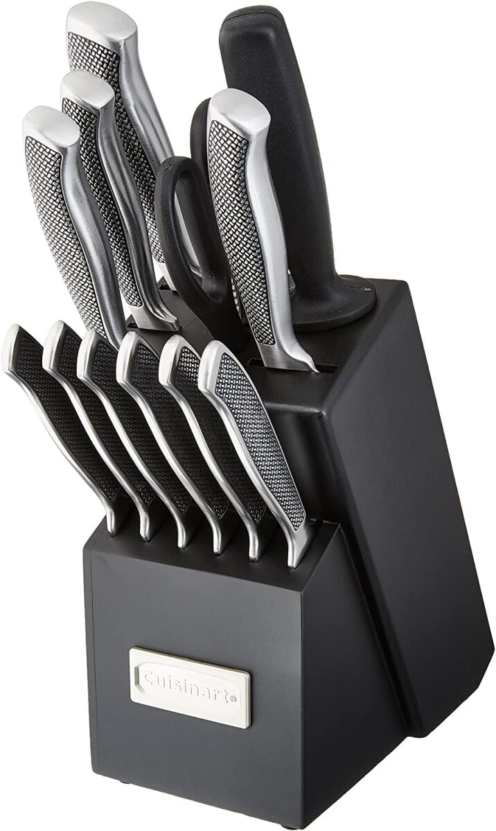 Juego de 13 pzas cuchillos acero inox con soporte Cuisinart 