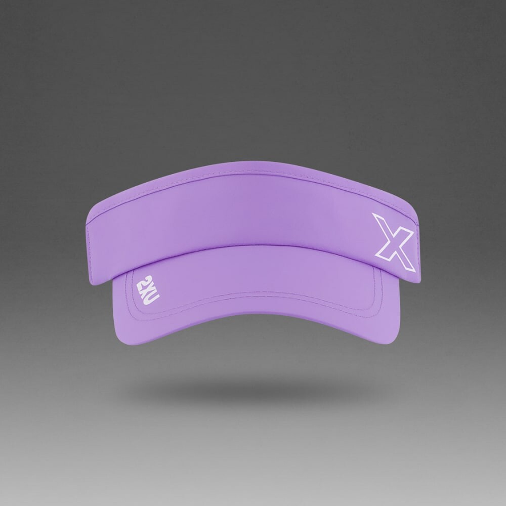 Performance Visor - Unisex Grape Fizz/white