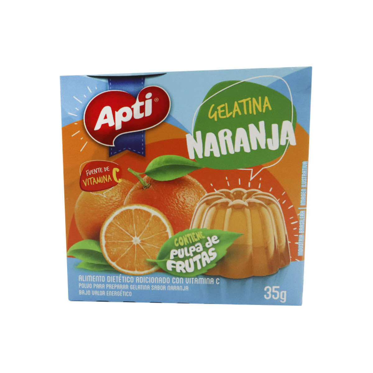 Gelatina APTI 20grs - Naranja 