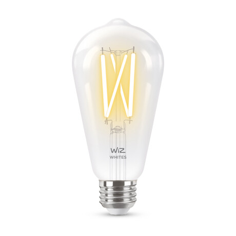 Philips Wiz - Lámpara Led Inteligente 929003018612 - 7W. Blanco. ST64. E27. 2700K-6500K. 001