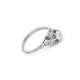 Anillo Antiguo En Oro 18K, Brillantes Y Diamantes Anillo Antiguo En Oro 18K, Brillantes Y Diamantes