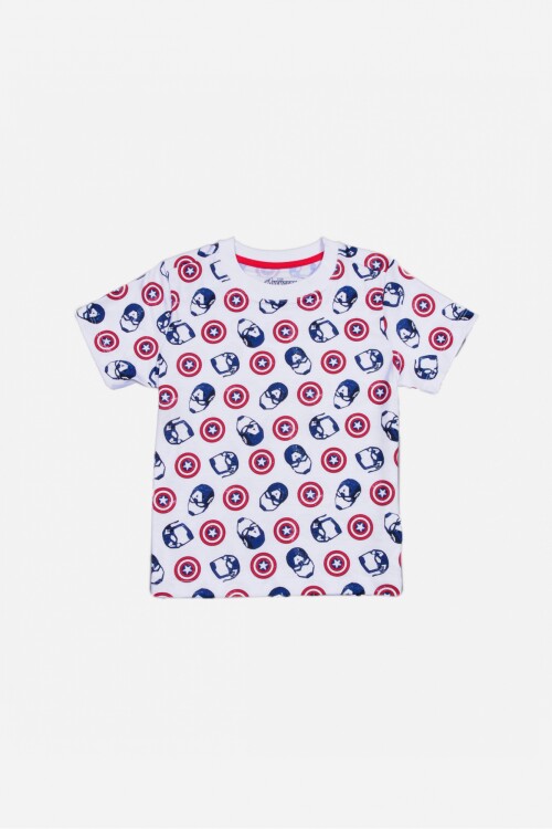 Camiseta niño Marvel BLANCO