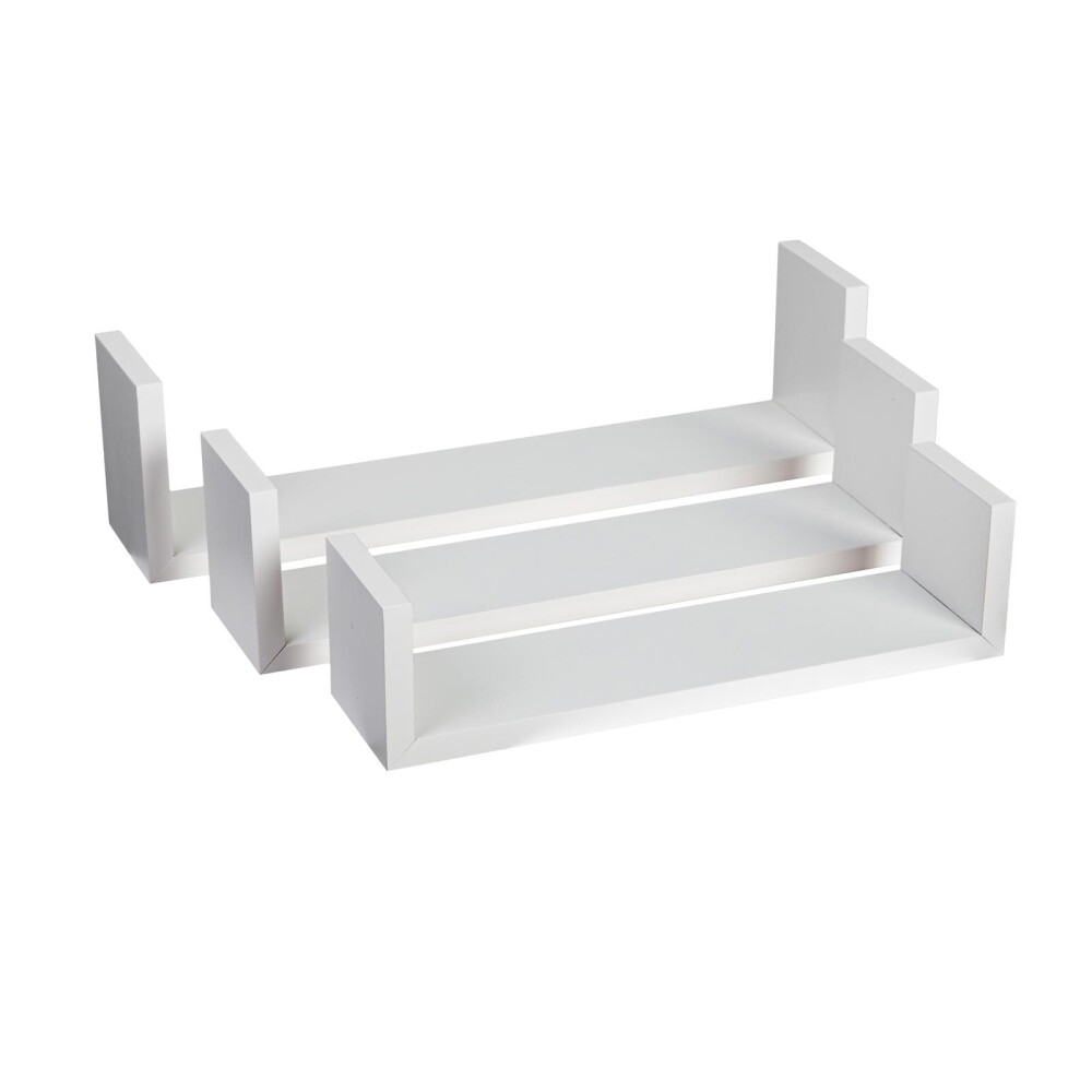 SET DE 3 ESTANTES MDF BLANCO DE0012